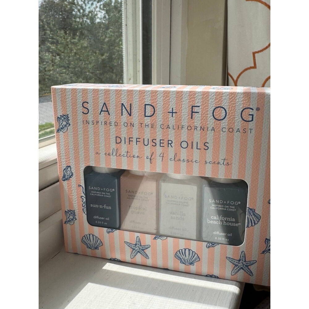 Sand and fog diffuser oils set 4 x 10 ml (0.33 oz)